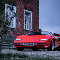 Buy canvas prints of Lamborghini Countach  by Martin Yiannoullou