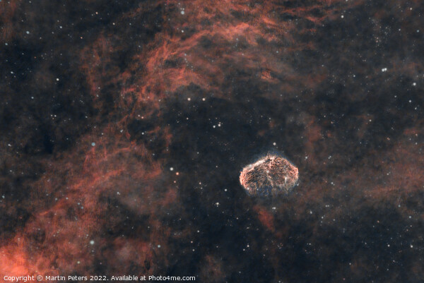 Crescent Nebula  Picture Board by Martin Yiannoullou