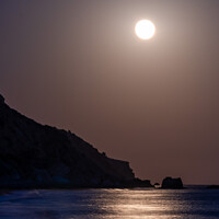 Buy canvas prints of Magical Moonrise by Martin Yiannoullou