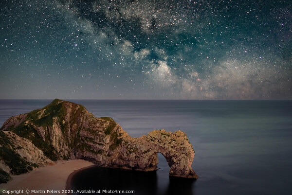 Milky Way Magic at Durdle Door Picture Board by Martin Yiannoullou