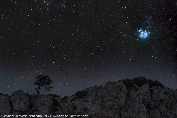 The Pleiades at Akamas  Picture Board by Martin Yiannoullou