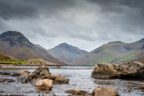Majestic Wast Water Picture Board by Martin Yiannoullou