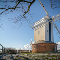 Buy canvas prints of Aythorpe Roding Mill by Martin Yiannoullou