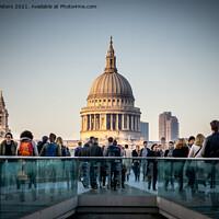 Buy canvas prints of St Paul's Cathedral by Martin Yiannoullou