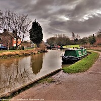 Buy canvas prints of Trent and Mersy Canal  by mike kearns