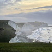 Buy canvas prints of Seven Sisters From Crowlink by Sarah Hesse