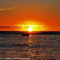Buy canvas prints of Sunset in Mauritius by liam mclaughlin