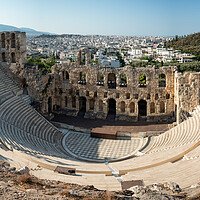 Buy canvas prints of Odeon of Herodes Atticus Roman theatre on the slope of the Acropolis of Athens Greece by Mirko Kuzmanovic