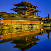 Buy canvas prints of North exit gate of the Forbidden City Palace Museum in Beijing, China by Mirko Kuzmanovic