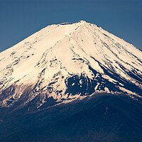 Buy canvas prints of Snow capped peak of Mt. Fuji, symbol of Japan by Mirko Kuzmanovic