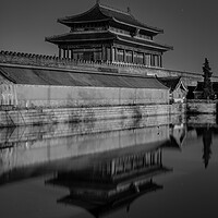 Buy canvas prints of North exit gate of the Forbidden City Palace Museum in Beijing, China by Mirko Kuzmanovic