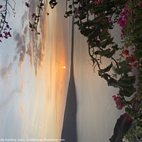 Buy canvas prints of Santorini Sunset by Harding&Gray 