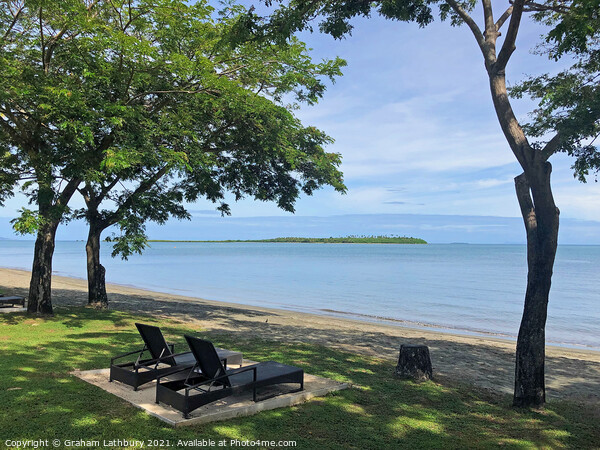 Denarau Island Beach, Fiji Picture Board by Graham Lathbury