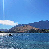 Buy canvas prints of Lake Wakatipu, Queenstown, New Zealand by Graham Lathbury