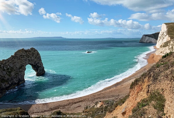 Majestic Durdle Door Picture Board by Graham Lathbury