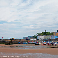 Buy canvas prints of Tenby Harbour by Graham Lathbury