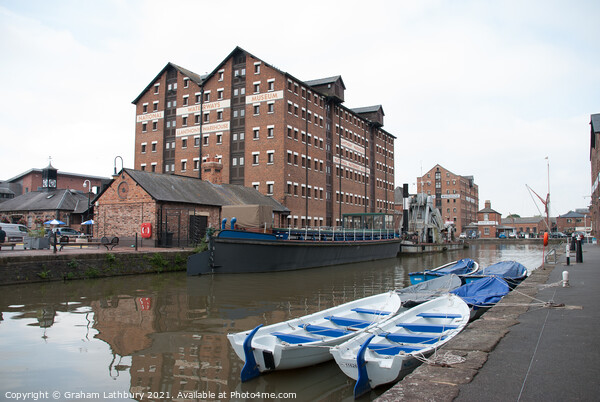 Gloucester Docks Picture Board by Graham Lathbury