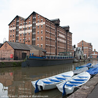 Buy canvas prints of Gloucester Docks by Graham Lathbury