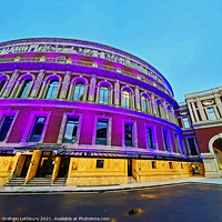 Buy canvas prints of Royal Albert Hall by Graham Lathbury