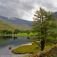 Buy canvas prints of Buttermere Lake by Graham Lathbury