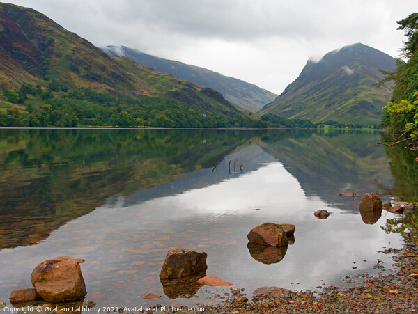 Buttermere Lake District Picture Board by Graham Lathbury