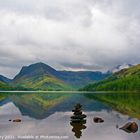 Buy canvas prints of Buttermere, Lake District by Graham Lathbury
