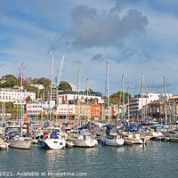 Buy canvas prints of Torquay Harbour, Devon by Graham Lathbury
