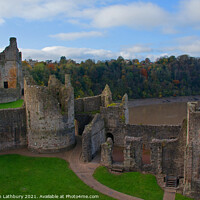 Buy canvas prints of Chepstow Castle by Graham Lathbury