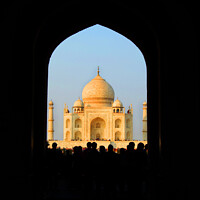 Buy canvas prints of Taj Mahal (Crown of the Palace) by Graham Lathbury