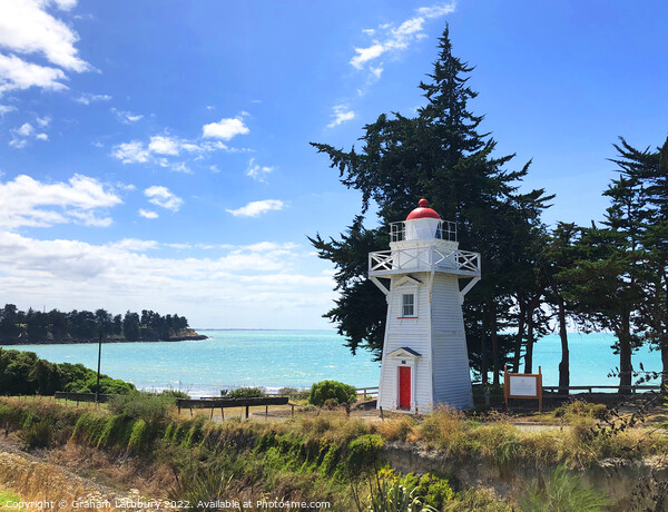 Blackett's Lighthouse, New Zealand Picture Board by Graham Lathbury