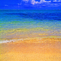 Buy canvas prints of Mauritius Seascape by Graham Lathbury