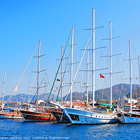Buy canvas prints of Tall Ships in Turkey by Graham Lathbury