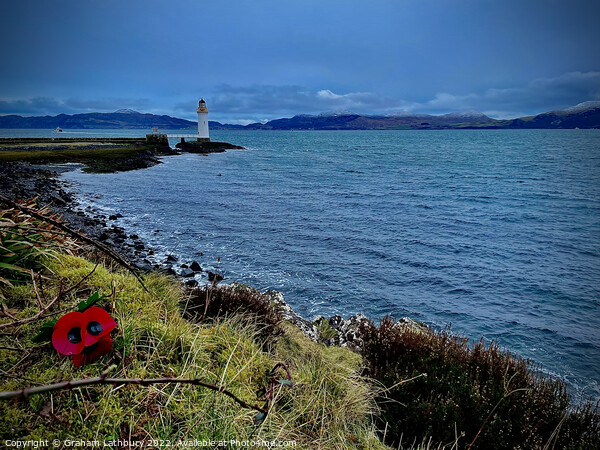 Poppies at Rubha Nan Gall Lighthouse Picture Board by Graham Lathbury