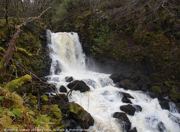 Aros Park Waterfall, Tobermory Picture Board by Graham Lathbury