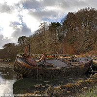 Buy canvas prints of The Fishing Boats of Salen by Graham Lathbury
