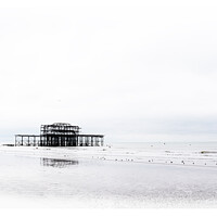 Buy canvas prints of Brighton West Pier by Graham Lathbury