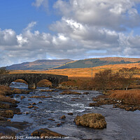 Buy canvas prints of Packhorse bridge, Isle of Mull by Graham Lathbury