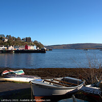 Buy canvas prints of Tobermory Fishing Harbour by Graham Lathbury