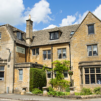 Buy canvas prints of The Old New Inn - Bourton by Graham Lathbury