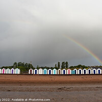 Buy canvas prints of Rainbow - Goodrington Sands by Graham Lathbury
