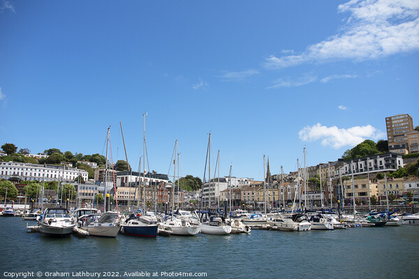 Torquay Harbour Picture Board by Graham Lathbury