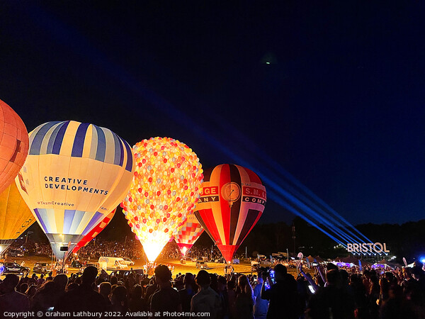 Bristol International Balloon Fiesta Picture Board by Graham Lathbury