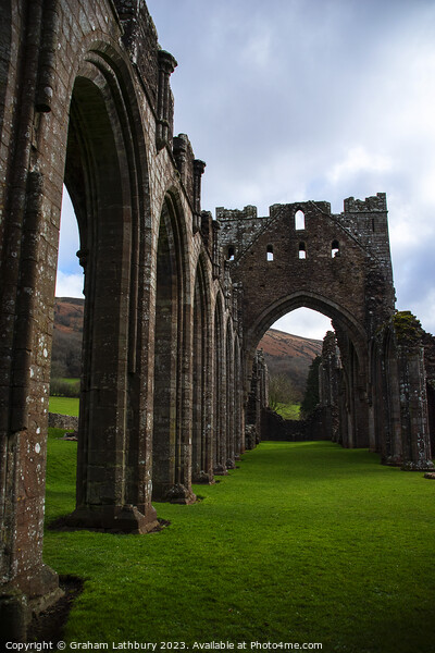 Llanthony Priory Picture Board by Graham Lathbury