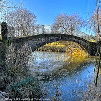 Buy canvas prints of Wintry Bridge by Graham Lathbury