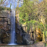 Buy canvas prints of Darran Valley Waterfall by Graham Lathbury