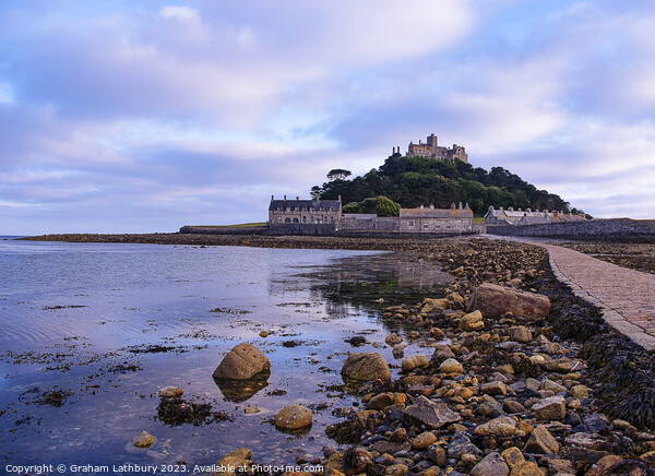 St. Michael's Mount Picture Board by Graham Lathbury