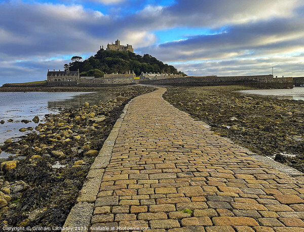 St. Michael's Mount Picture Board by Graham Lathbury