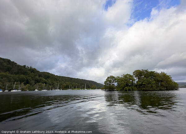 Windermere Lake District Picture Board by Graham Lathbury