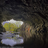 Buy canvas prints of Rydal cave, Lake District by Graham Lathbury
