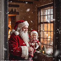 Buy canvas prints of Santa Claus by Graham Lathbury